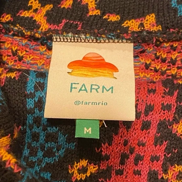 FARM RIO Yawanawa Stripes Sweater Dress - Picture 7 of 8